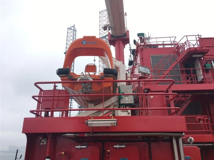 Solas Approved Fast Rescue Boats Davit For Sale